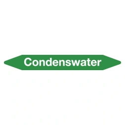 Leidingmarker condenswater sticker